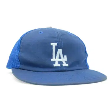 80s-90s MLB LA DODGERS 챙 안쪽 그린 캡 네이비