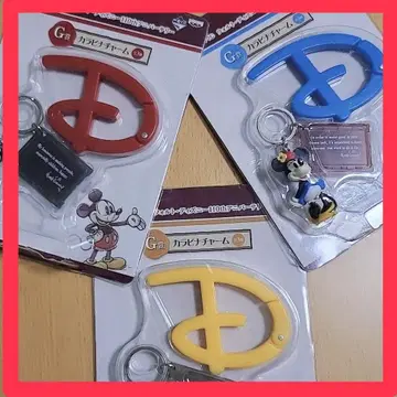 [인기] 미키&미니&도날드 카라비너 참 3개 세트 디즈니