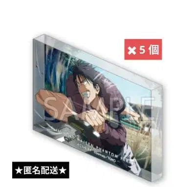 주술회전 팬파레 복권 후시구로 토우지 D상 아크릴 블록 5개