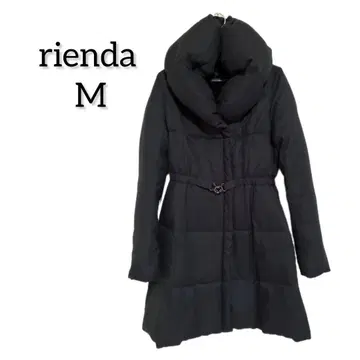 rienda 롱 코트 보아 블랙 M 새상품급