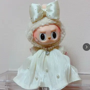 러브브 옷 갈아입기 펄 드레스