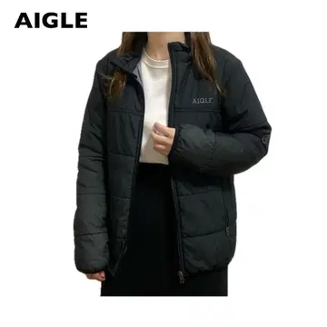AIGLE 에이글 다운 자켓 패딩 자켓 자수 로고