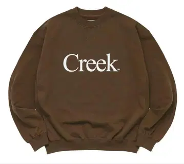 Creek x whimsysocks brown 맨투맨 M