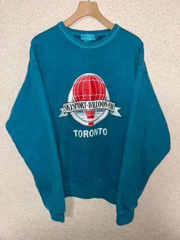 캐나다제 터콰이즈 맨투맨 L