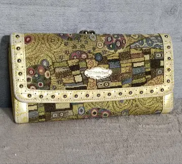 Think Bee! 골든 크림트 시리즈 장식적인 무늬의 장지갑