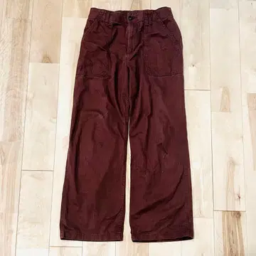 무인양품 헤링본 베이커 스트레이트 팬츠 L