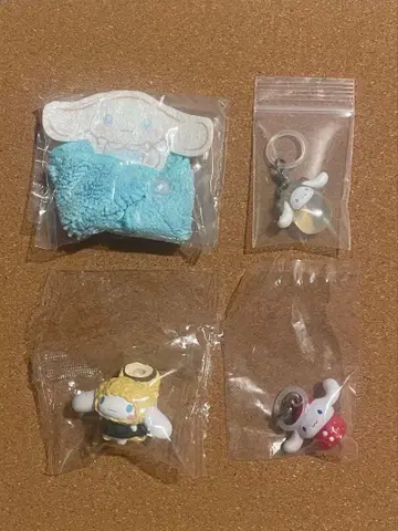 산리오 시나모롤 가챠가챠 메지루시 액세서리 세트