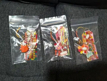 지역 한정 키티, 매달린 스트랩, 히로시마 한정판, 3점 묶음 판매