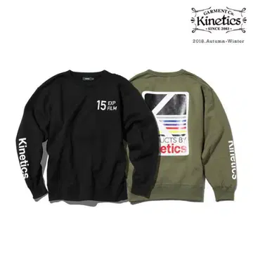 Kinetics 15 Exp Film Crew Sweat 블랙 M