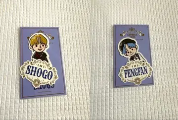 INI 허풍범 타지마 쇼고 LAPOSTA 라포스타 스티커 세트