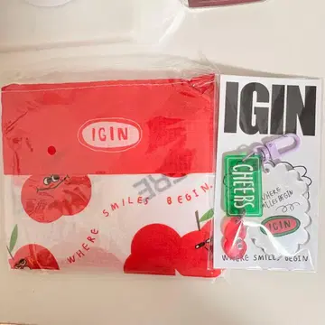 IGIN 팝업 에코백+키링 2세트 진