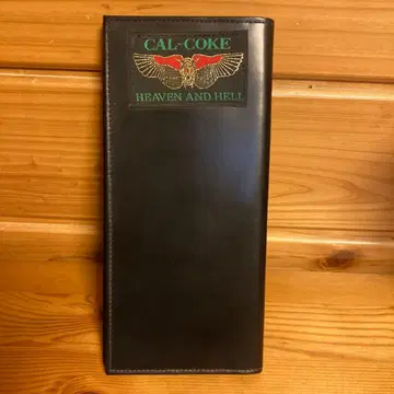 미사용 새상품급 CAL-COKE 칼코크 헤븐앤헬 장지갑 블랙 로카빌리