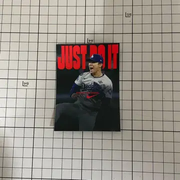 야마모토 요시노부 스티커 로스앤젤레스 다저스 나이키