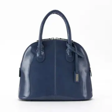 [ 긴자 카네마츠 ] 에나멜 가죽 숄더백 (블루 / 퍼플)