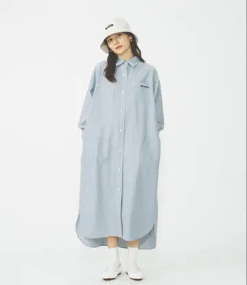 미사용 새상품 MILKFED. 스트라이프 빅 셔츠 드레스