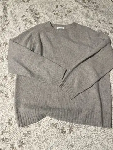 MORRIS & SONS 그레이 울 스웨터