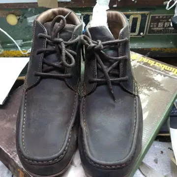ROCKPORT 다크 브라운 하이컷 신발