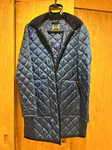 LAVENHAM 네이비 퀼팅 자켓 L