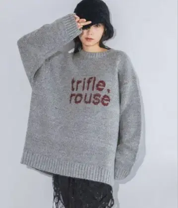 JEANASIS 5G float 로고 BIG 풀오버 니트