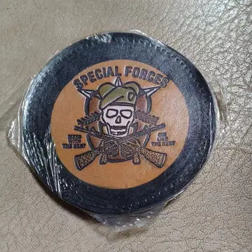 SPECIALFORCES 7 밀리터리 가죽 패치 DEADSTOCK 미국제