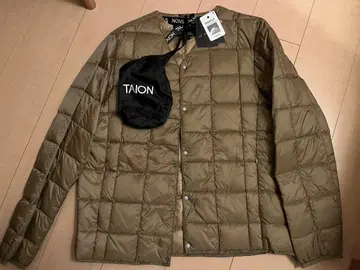 [ 미사용 새상품 ] TAION 베이직 V넥 버튼 이너 다운 자켓