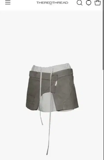 S suede wrap skirt theredthread