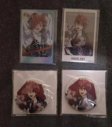 아이나나 아이들리시 세븐 10주년 아크릴 포토 카드 캔 배지 리쿠