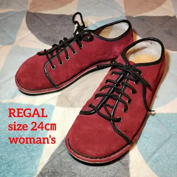 REGAL 스웨이드 size24cm 빨간색
