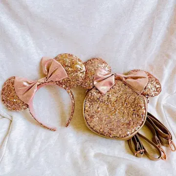 미니 마우스 숄더백 머리띠