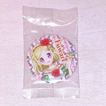 프리파라 녹풍 후와리 캔뱃지 당시품 토모치케 트리콜로르 후와리 치리