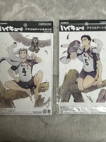 하이큐!! 보쿠토와 아카아시의 아크릴 스탠드