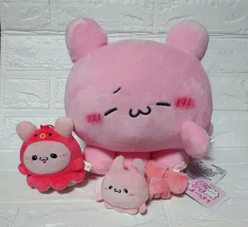 러브이즈 모후굿토 봉제 인형 문어 소시지가 될 거야 뿅치