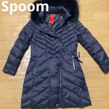 Spoom 네이비 퍼 포함 다운 자켓 새상품급.