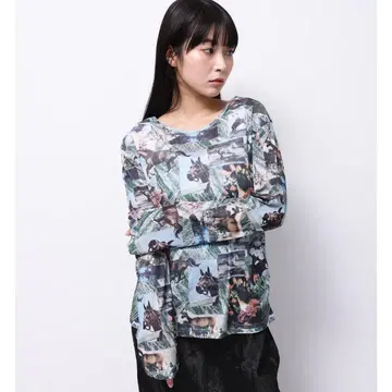 'HORSE' Yumi Matsushita 시어 탑 긴팔