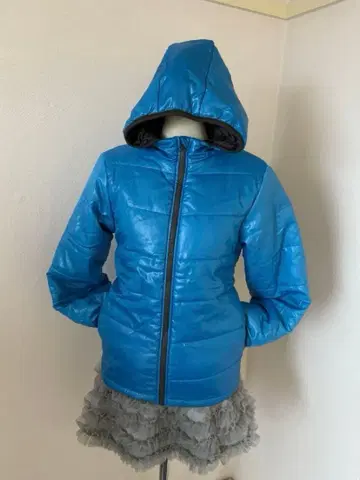 y2k 헤이세이 갸루 파랑 다운 광택 페어리 그런지 락 맥브링크