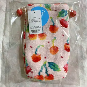 페이러 체리 도트 보틀 파우치 WEB 한정판 핑크 새상품