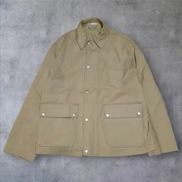 ZARA 워크 자켓 포켓 풀 집업 베이지 남성용 L