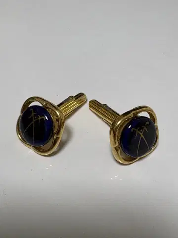 마이센 파랑 커프 링크스