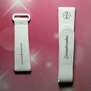 Bioceramic MoonSwatch WHITE/WHITE 스트랩