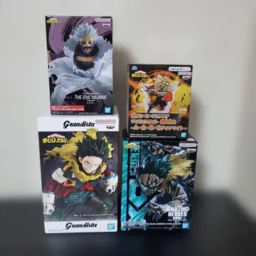 나의 히어로 아카데미아 피규어 4체 세트