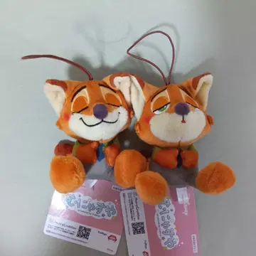 무냐수야 마스코트 주토피아 닉 봉제 인형 2종