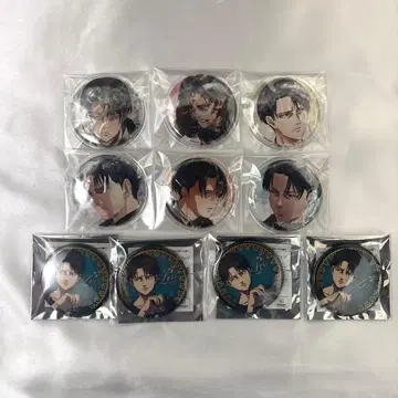 리바이 캔뱃지 10개 묶음 판매