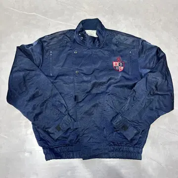 ROUE 네이비 점퍼 엠블럼 포함