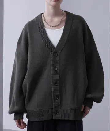 [ 당일 발송 ] Loose 볼륨 슬리브 오버 니트 가디건