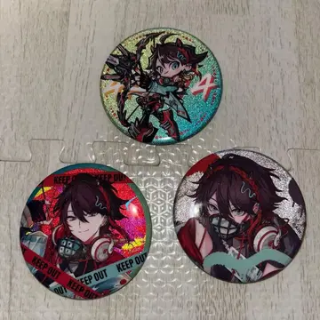 니지산지 사에구사 아키나 StunMode 캔뱃지 3개 세트