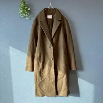 그라시아 ( M ) 고급 캐주얼 울 혼방 심플 체스터 코트