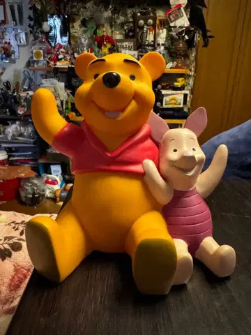 곰돌이 푸 & 피글렛 피규어 코인 저금통