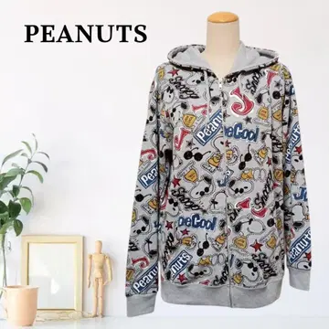 zC99 [ M ] PEANUTS 스누피 USJ 후디 집업 후드티