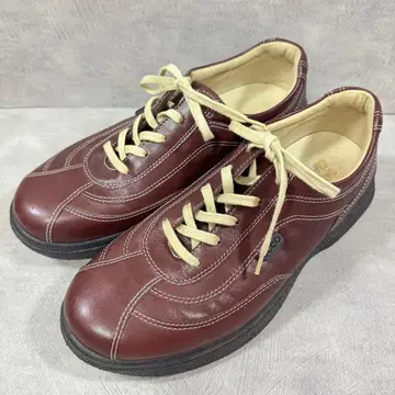 새상품급 ecco 에코 천연 가죽 스니커즈 26.0EEE 일본제