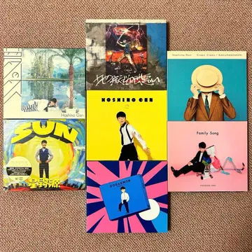 호시노 겐 최초 한정판!! DVD 싱글 코이 CD 7매 세트